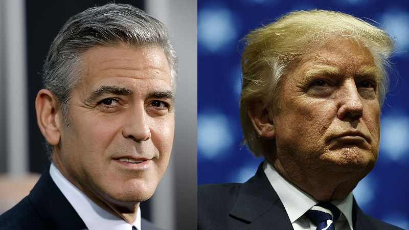 George Clooney and Trump