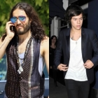 Russell Brand and Harry Styles