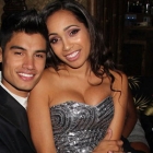 Siva Kaneswaran with Nareesha McCaffrey