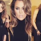  Khloe Kardashian looking Hot at Golden Globes after Party