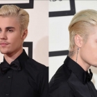 Justin Bieber's Sleek Combover GRAMMY's Look!