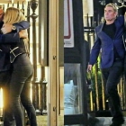 Shane Warne seen kissing a mystery blonde in London