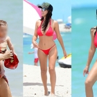  Bacary Sagna’s WAG Ludivine Pictured in a Red Bikini