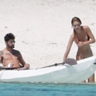 Gigi Hadid Pushing Zayn Malik's Canoe