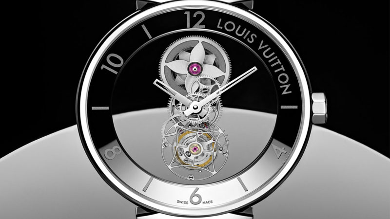  TAMBOUR MOON – TRANSPARENT WATCH BY LOUIS VUITTON