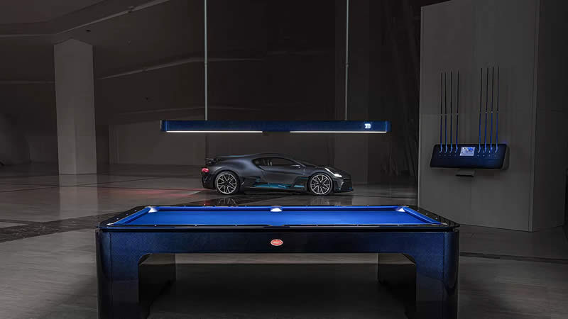  First Bugatti Carbon Fiber Pool Table is Ready for Delivery