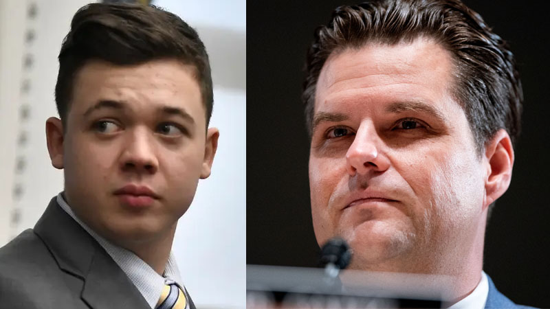  Matt Gaetz Says He Might Try to Hire Rittenhouse As Intern