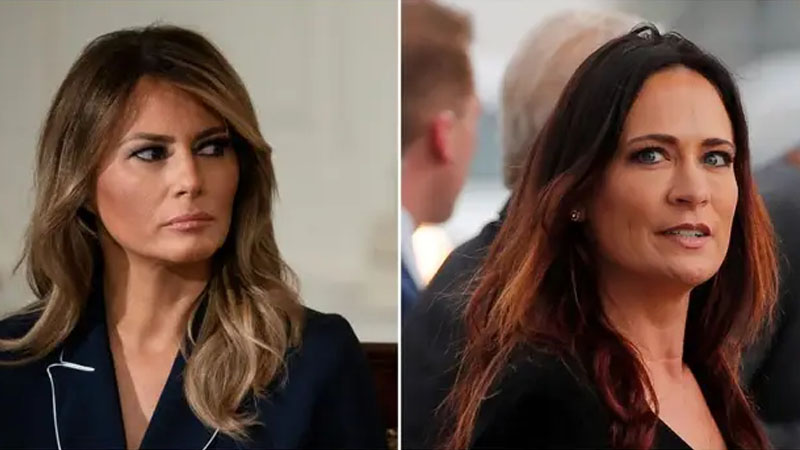 Stephanie Grisham and Melania Trump