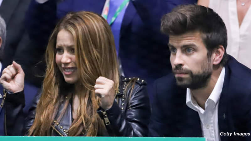 Shakira with Gerard Piqué