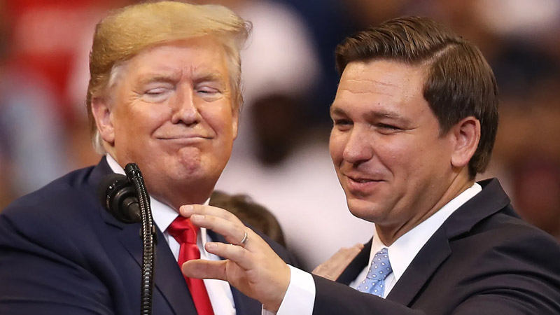 Trump and DeSantis