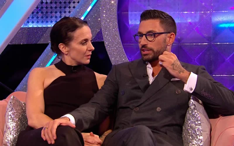 Amanda Abbington and Giovanni Pernice