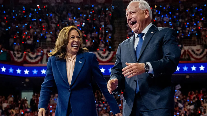  Tim Walz to Campaign Solo as Kamala Harris Skips Firefighters Union Event