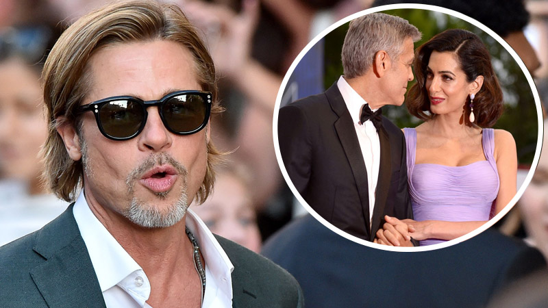  Brad Pitt Reveals How George Clooney’s Romance with Amal Has Left Him ‘Inspired’